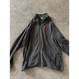 Know Wear Gray Zip Up Fleece‎ Jacket Size XL